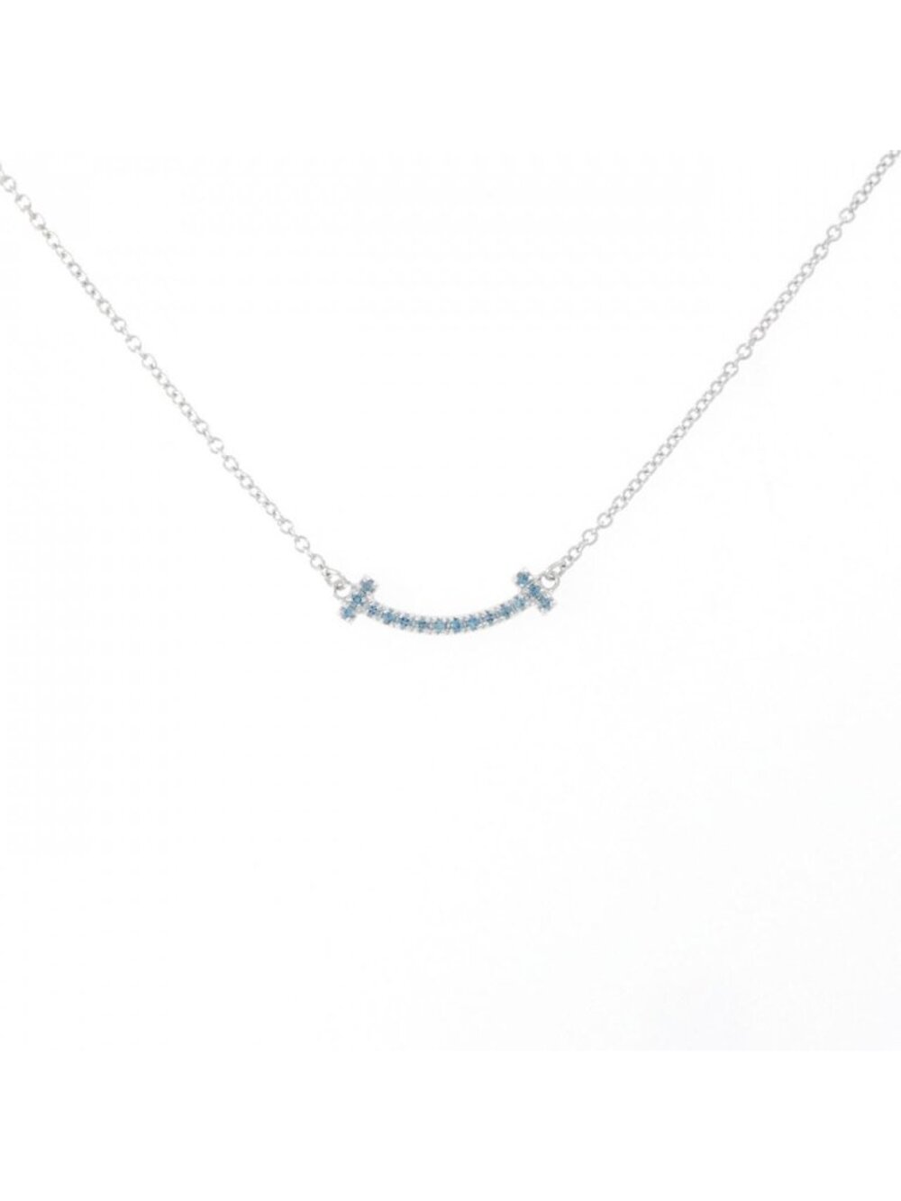 Tiffany & Co T Smile Micro Holiday Limited Edition Necklace